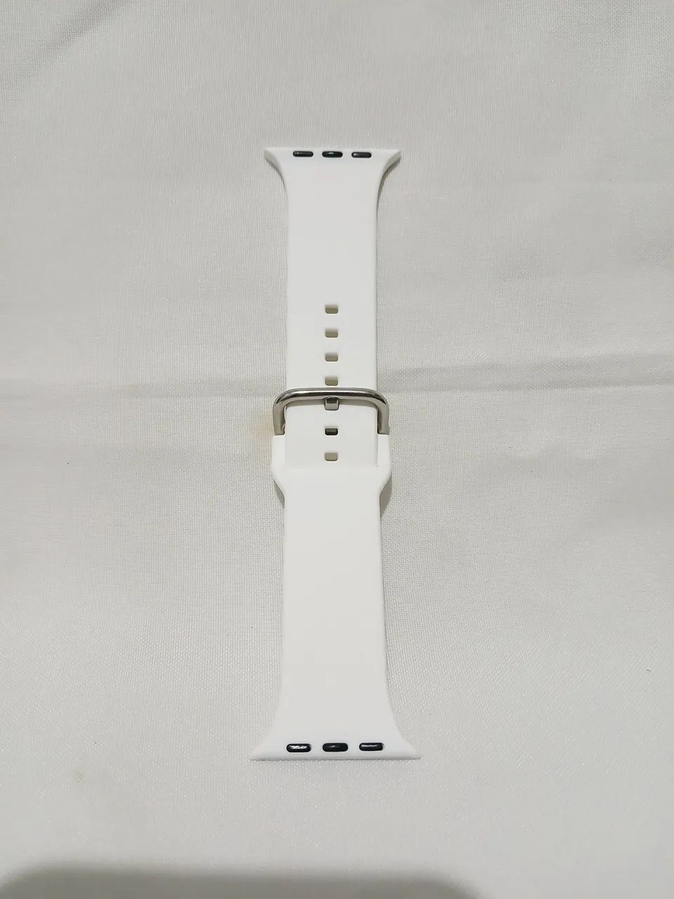 Pulseira para Smartwatch silicone lisa com fivela - Foto 2