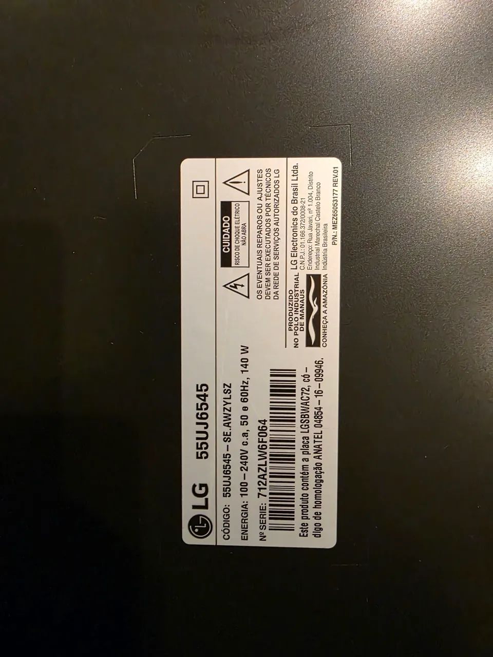 Vendo tv com tela quebrada