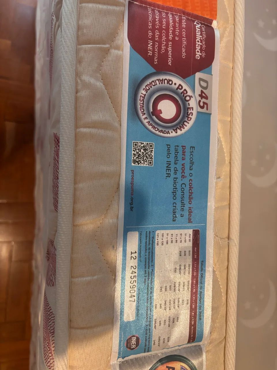 Colchão Solteiro Orthocrin de Espuma D45 Platinum - Foto 4