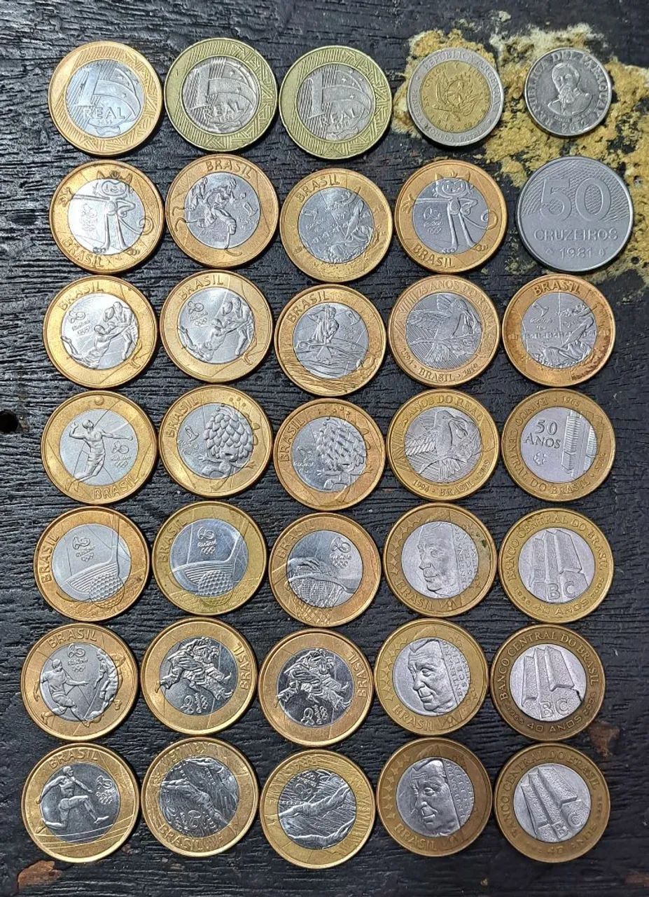 Coleção de moedas 