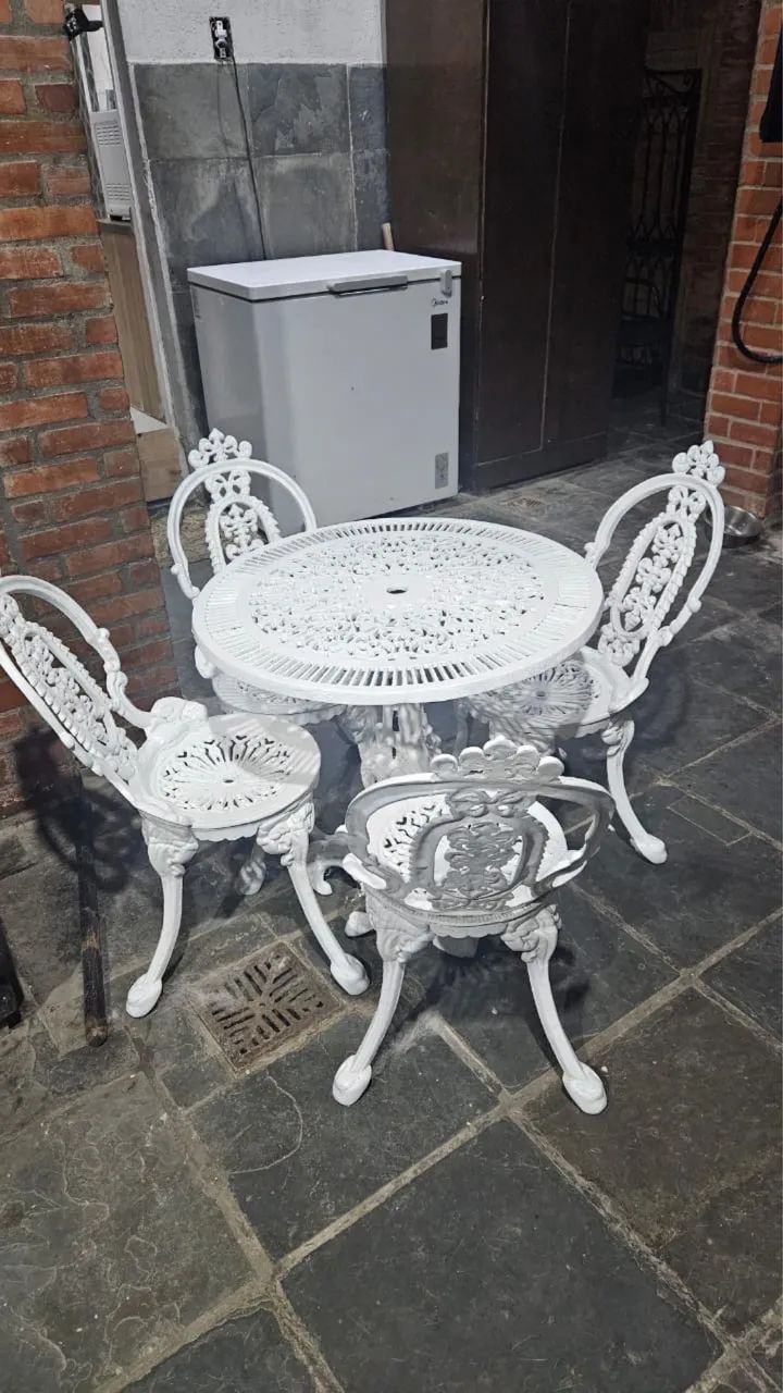 Conjunto de ferro fundido,tem mais de 50 anos! 