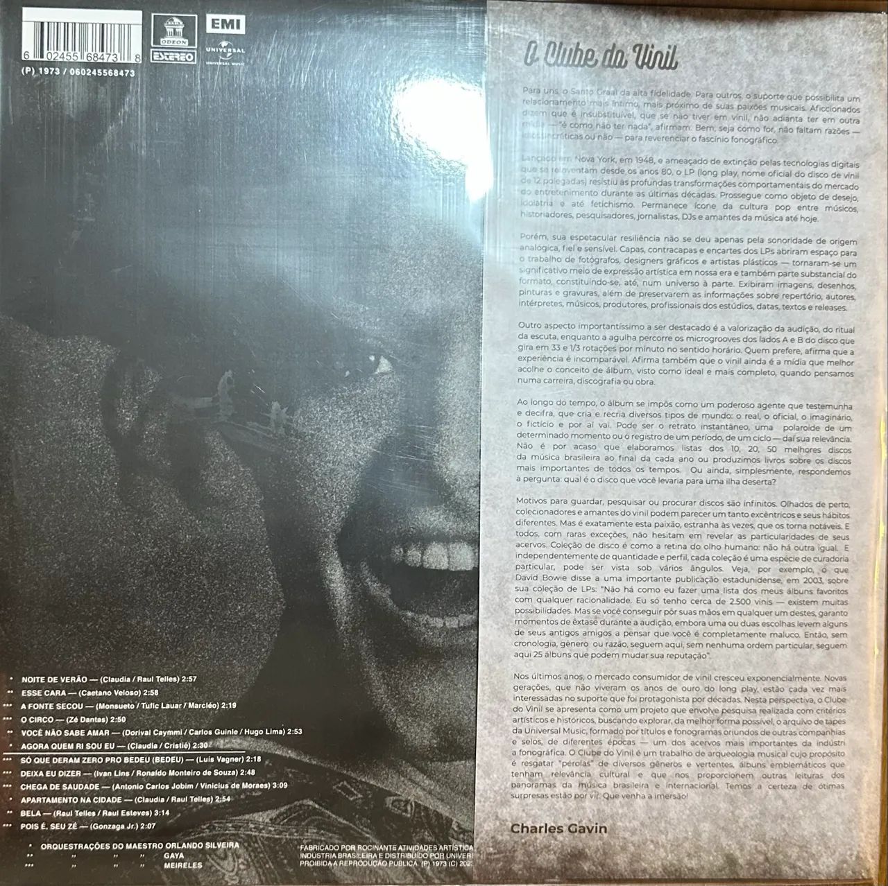 Claudia Deixa Eu Dizer vinil branco reedição Clube do Vinil - Foto 3