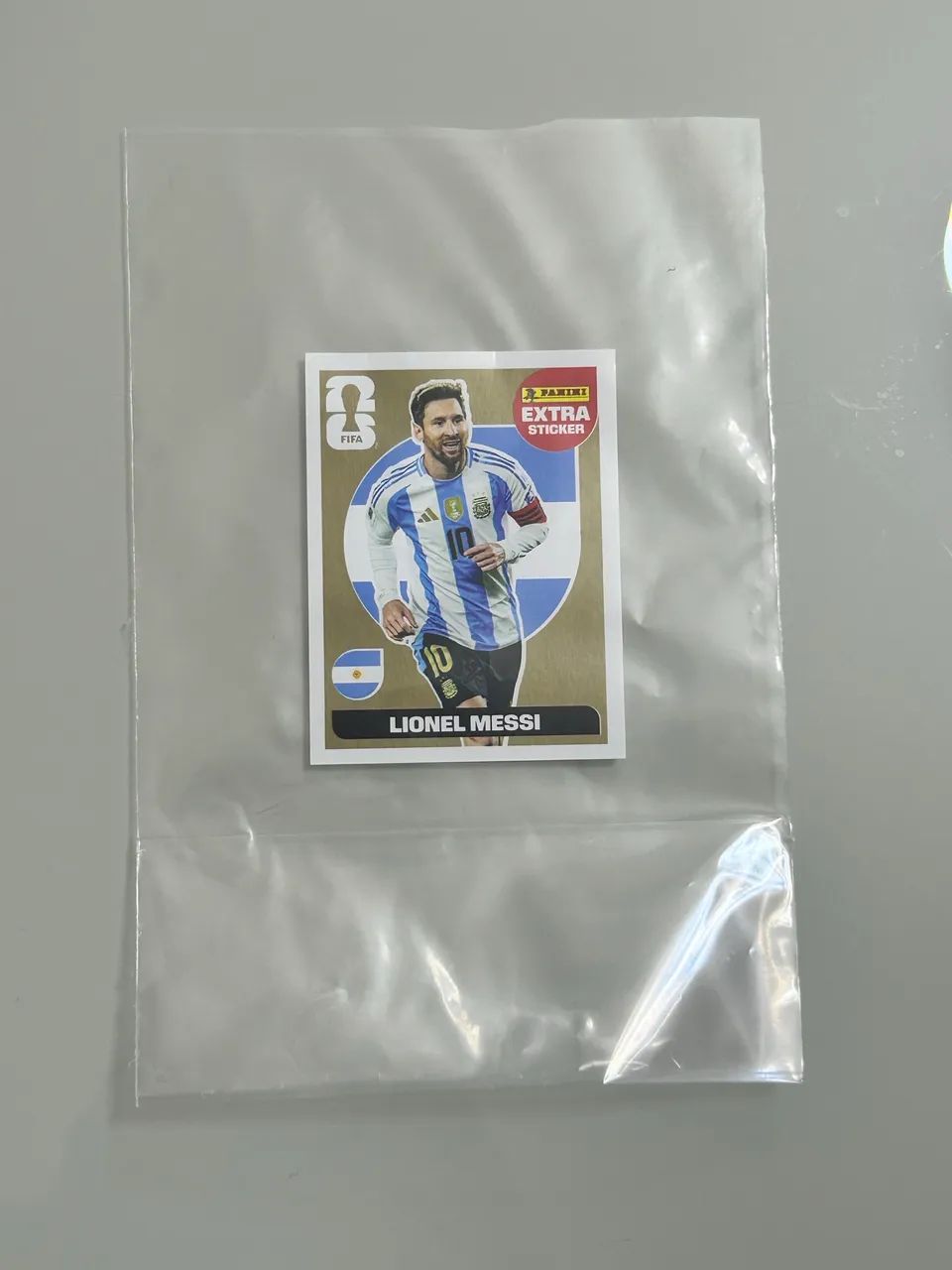 Figurinha Messi ouro - copa 2026