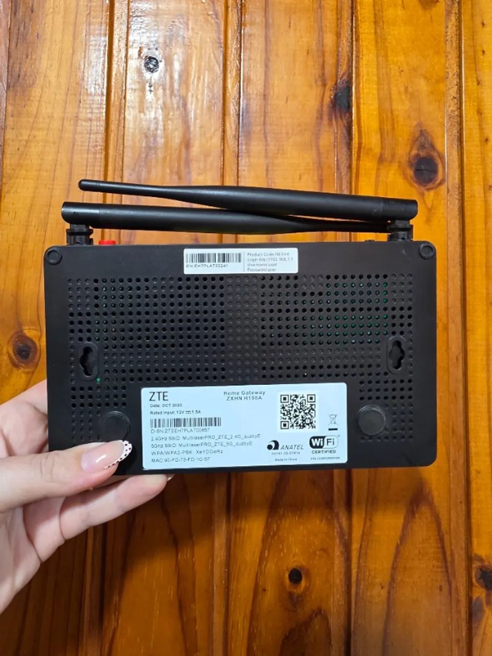 ZTE ZXHN H198A Ac1200 Gigabit Roteador (18 unidades