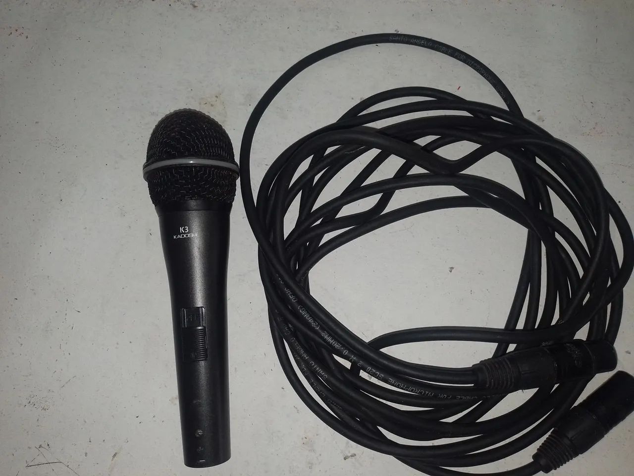 Microfone kadosh k3 semi novo com cabo santo Ângelo e pestal 