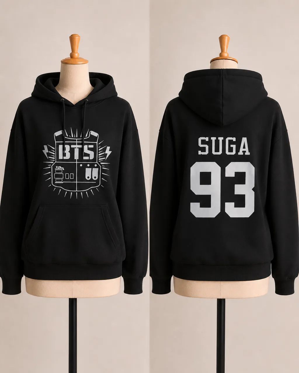 Moletom colete BTS Suga 