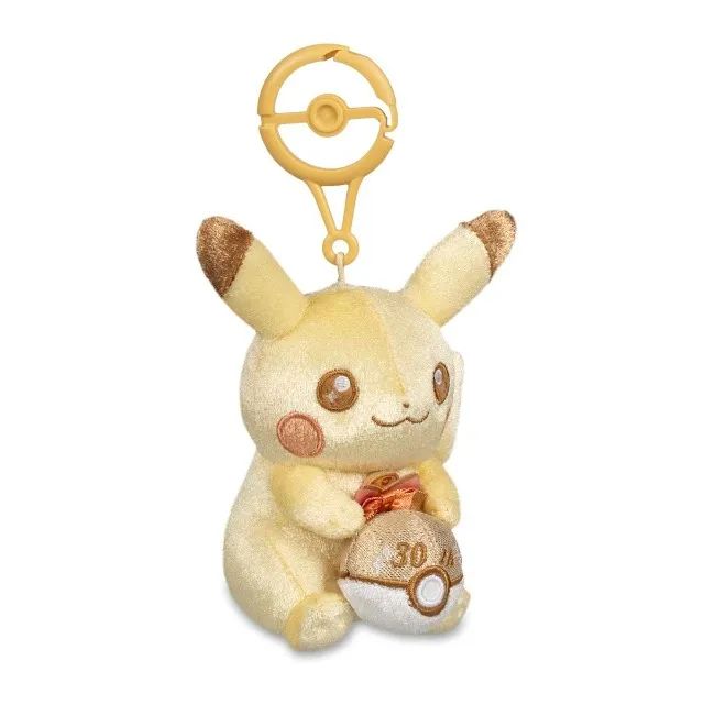 Pokemon Chaveiro Pikachu 30th Celebration Pelucia