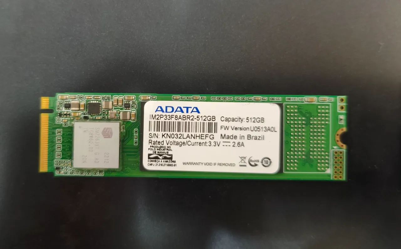 Ssd M.2 2280 Nvme 512gb ADATA