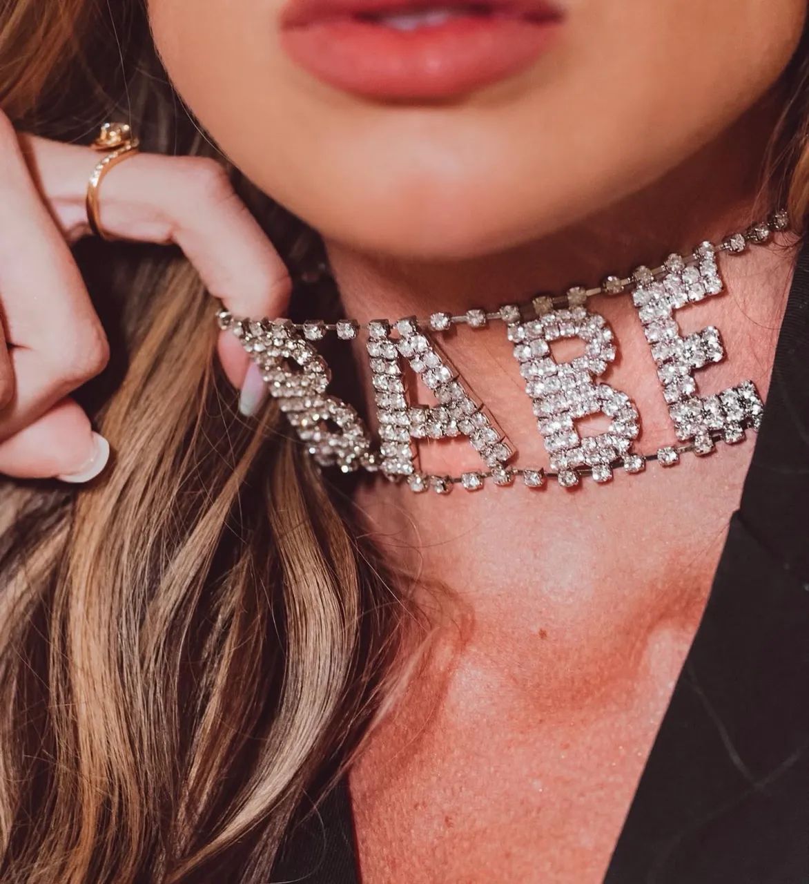 Colar strass BABE - Foto 3