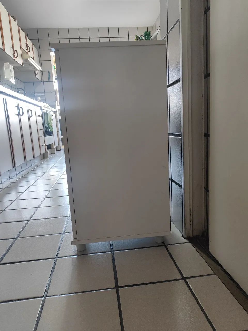 Armário Multiuso em MDF com 1 porta branco - Foto 3