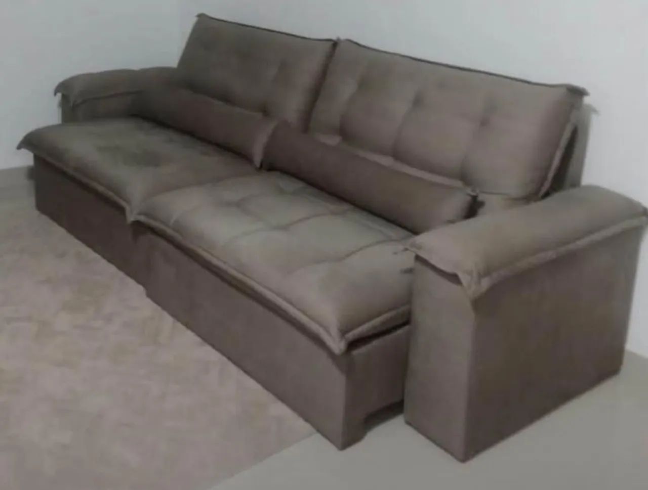 Sofá retrátil sem caixa 2.90m perfeito 