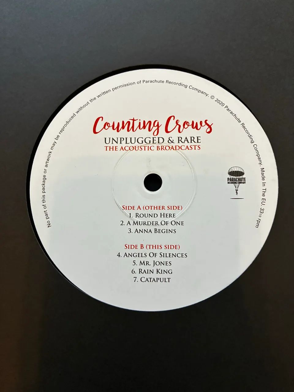 Vinil counting crows - unplugged and rare  - Foto 3