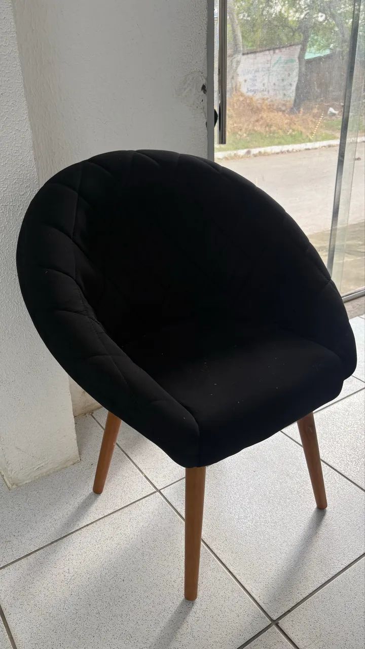Poltrona preto | Duas unidades 