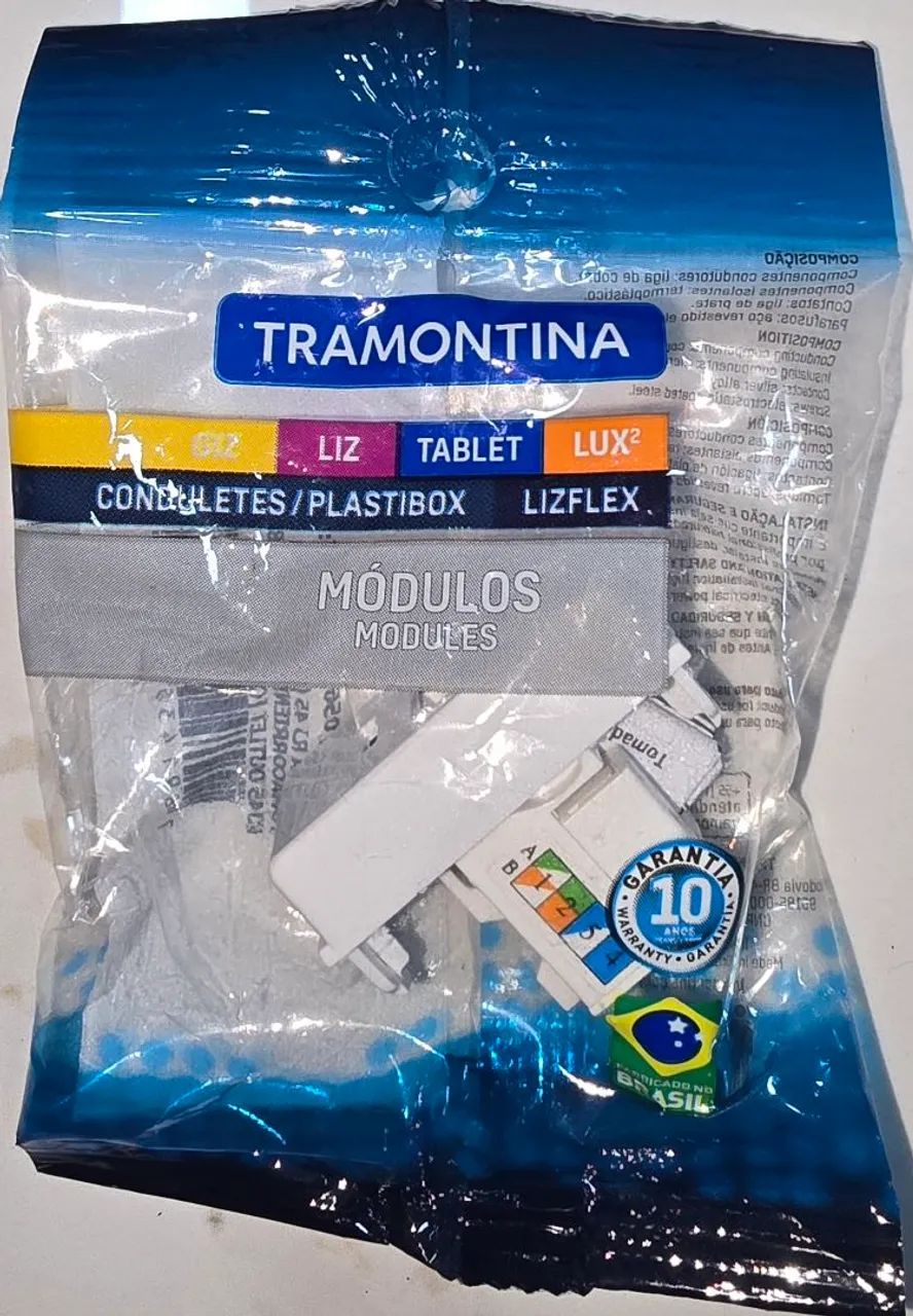 10 Módulo RJ45 e Caixa de sobrepor