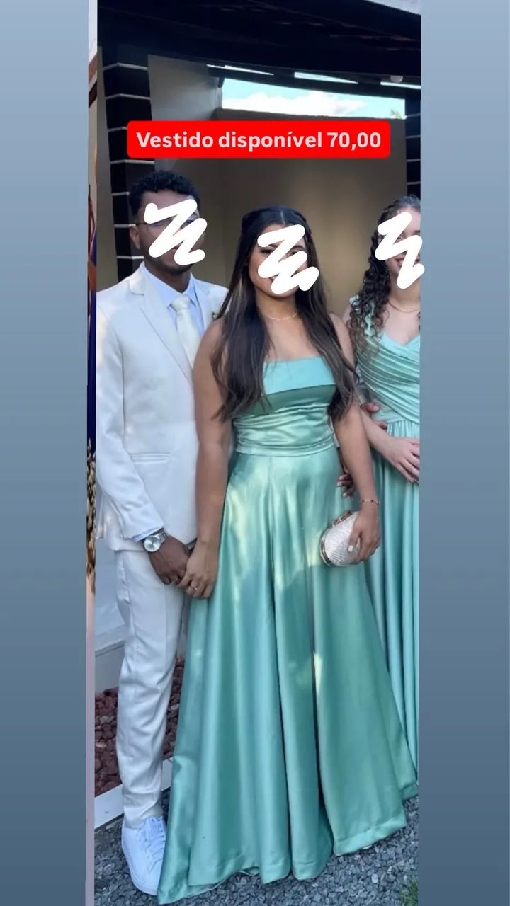 Vestido verde menta  - Foto 2