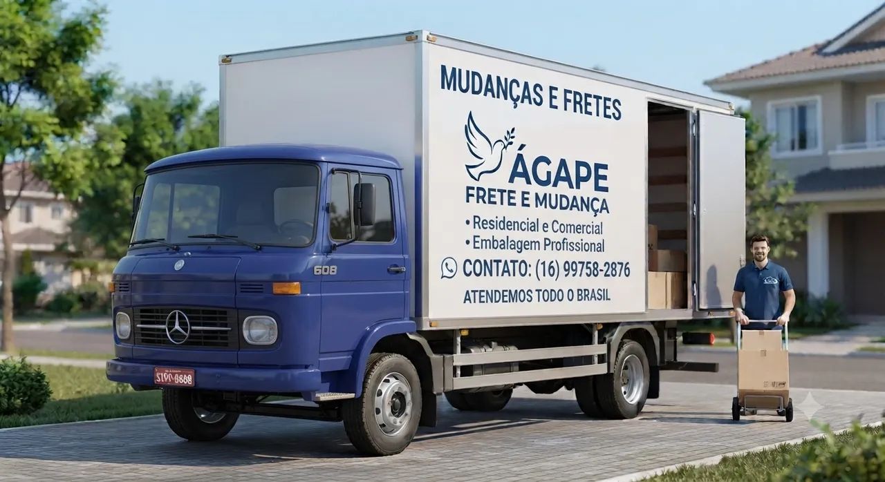 Ágape Fretes e Mudanças - Atendimento Rápido e Seguro