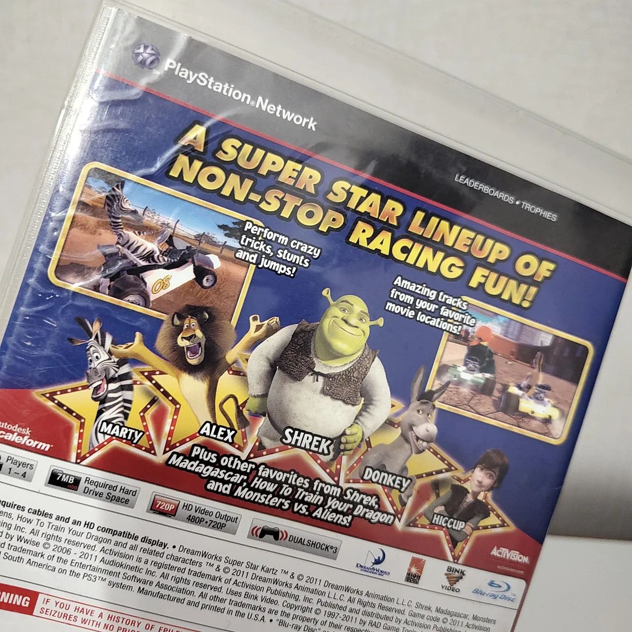 Jogo Dreamworks Super Star Kartz PS3 Original Americano Completo
