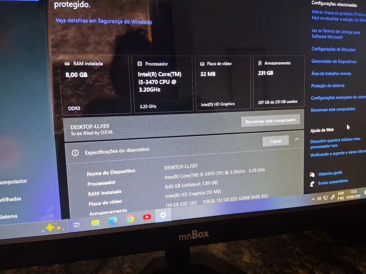 PC+Completo+Intel+Core+i5+++SSD+++8GB+RAM+-+Pronto+para+uso - Foto 4