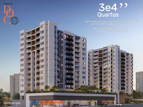 NC - Residencial DOC - Apartamentos de 3 e 4 quartos e Coberturas - Foto 3