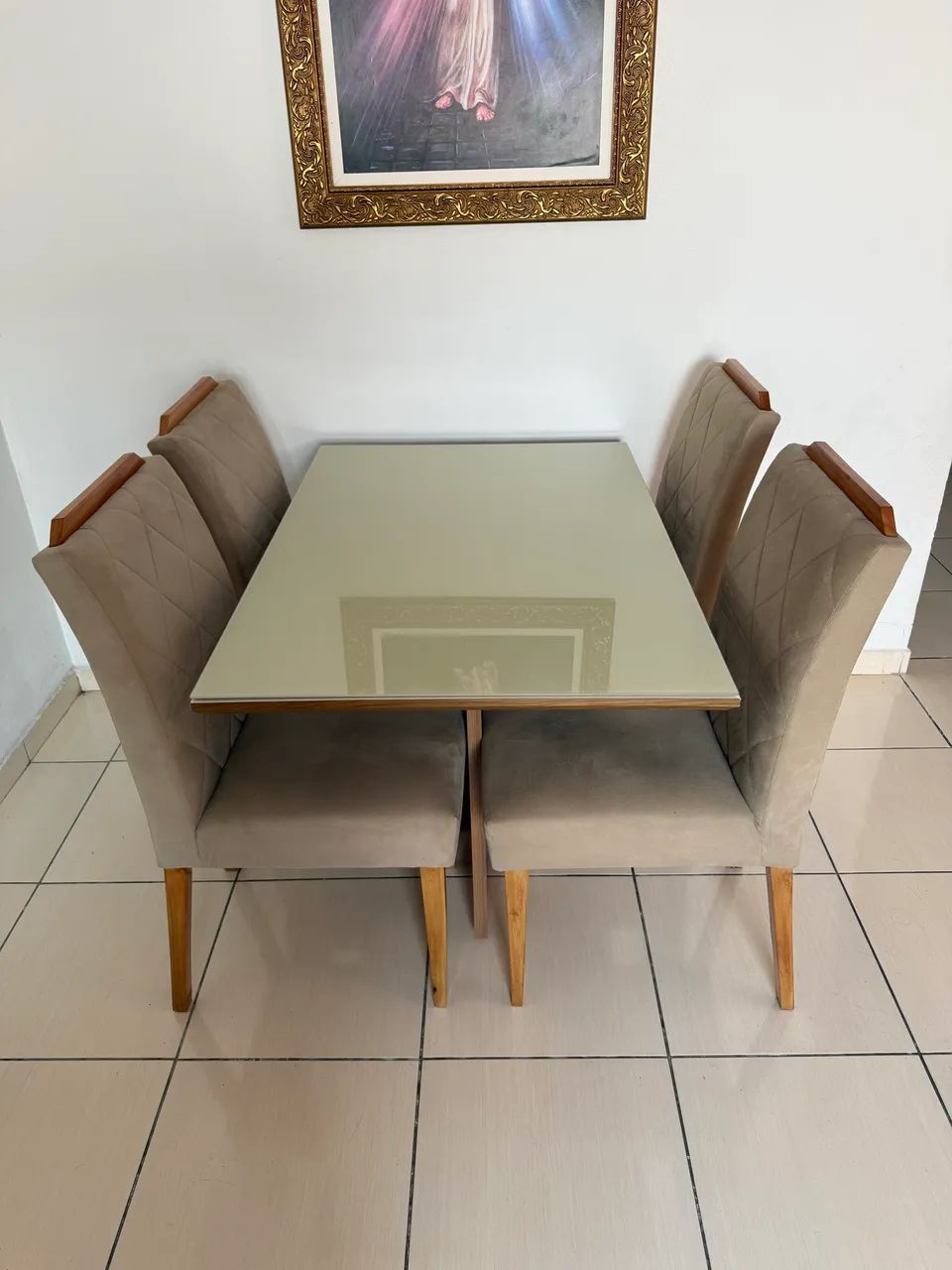 Mesa de Jantar 4 cadeiras - Foto 3