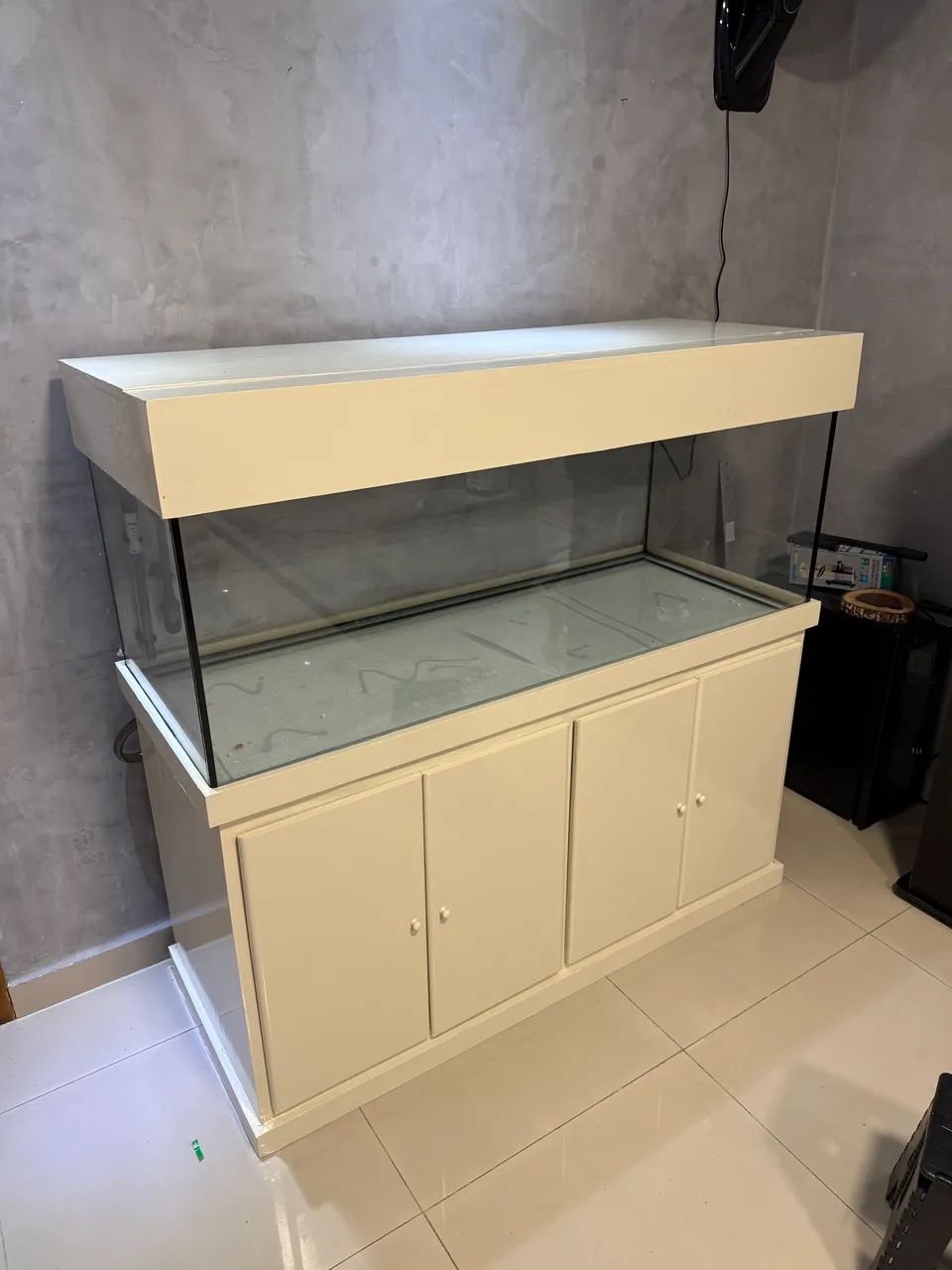 Aquário 385 litros - 140x55x50 - 10mm lapidado  - Foto 5