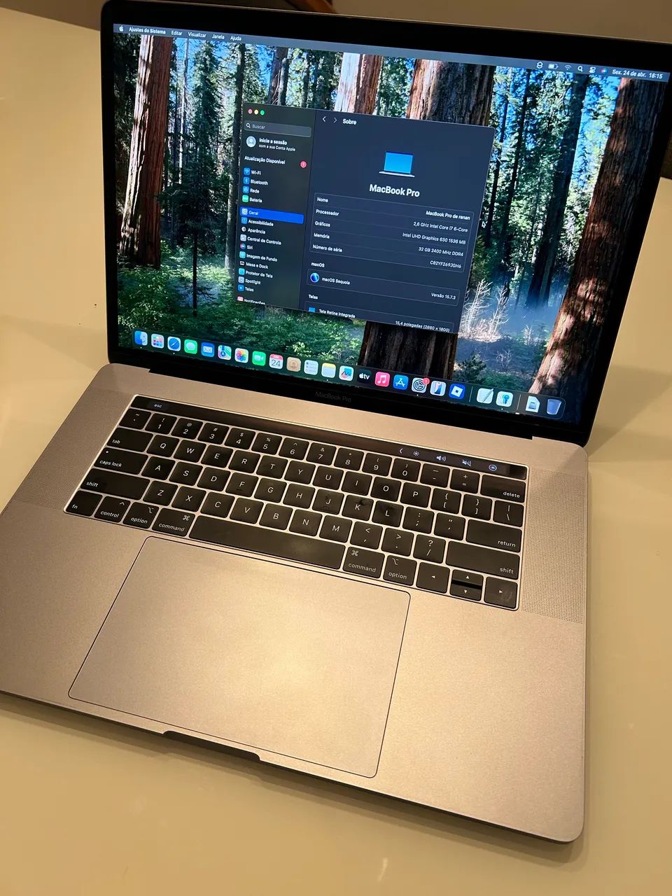 Macbook Pro i7 32gb ram 500gb Ssd - Novíssimo em 12x 349 ou 10% de