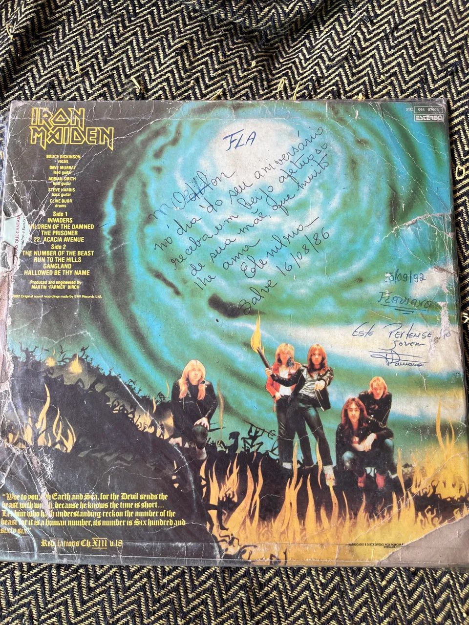 LP Iron Maiden - Number of the Beast - Foto 2