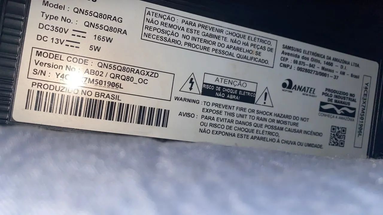TV Samsung 55? 4k com defeito display - Foto 3