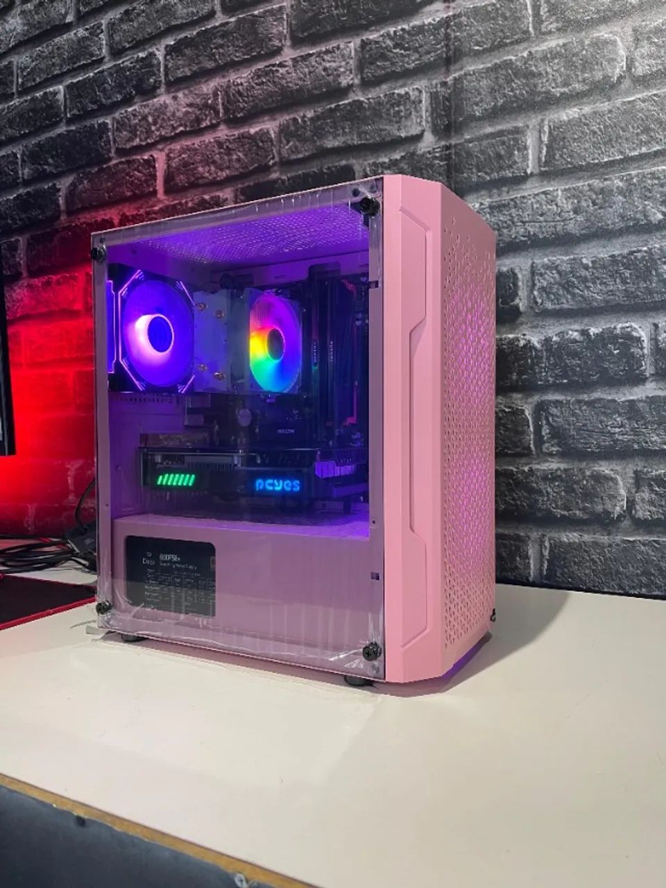 ? PC GAMER ROSA COMPLETO - ESTILO + DESEMPENHO ? - Foto 3