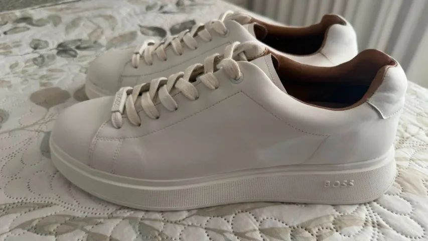 Tênis BOSS Bulton Runn Branco - ORIGINAL  - Foto 3