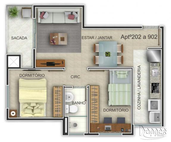 Apartamento à venda com 2 dormitórios em Ideal, Novo hamburgo cod:15322 - Foto 3
