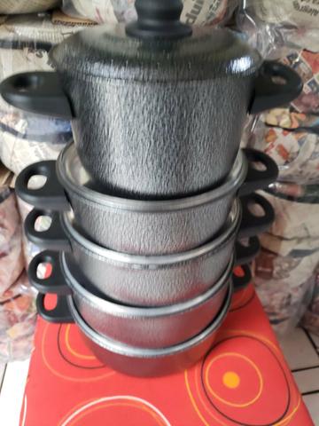 Panela craqueadas alumínio - Foto 4
