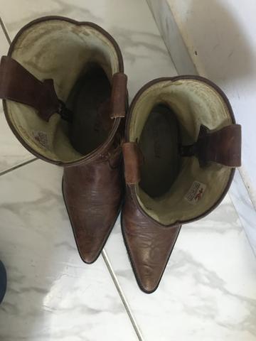 bota masculina couro legitimo