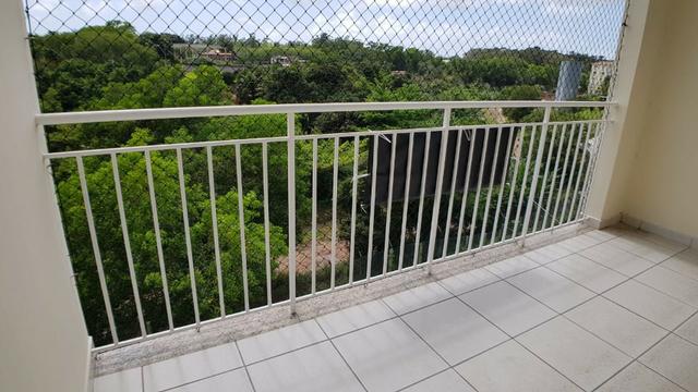 Apartamento 03 quartos, sol da manhã, frente para mata