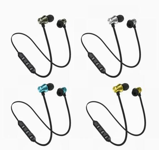 Fones Bluetooth Esportivo Magnético