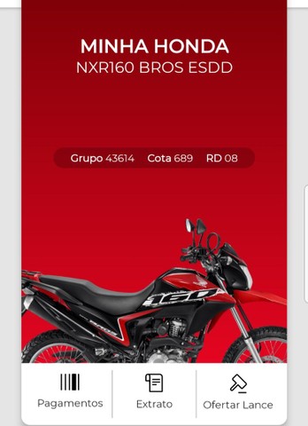 PASSOU CONSÓRCIO HONDA NÃO TENHO MAIS INTERESSE