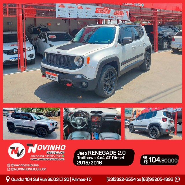 JEEP/ RENEGADE TRAILHAWK 2.0 AT 4X4 DIESEL 2015/2016