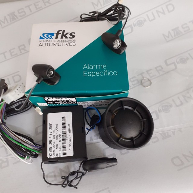 Alarme FKS. Com (1) um controle. Para: Fiat Uno/Mobi/ Toro/Cronos. Garantia. Novo.