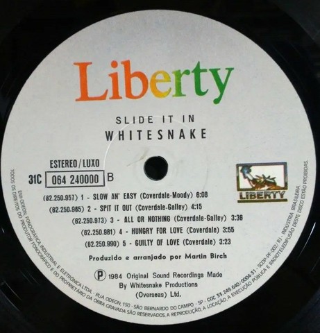 Lp do Whitesnake - Slide It In (Leia o anúncio!)   - Foto 3