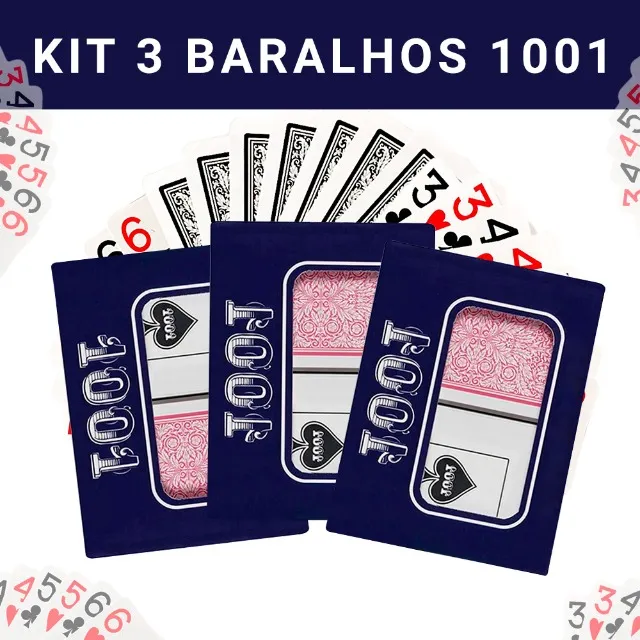 Cartas de Baralho - Truco/Poker - Copag 1001 - Plástico - Copag