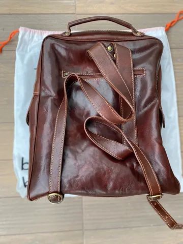 Mochila italiana couro legítimo  - Foto 5