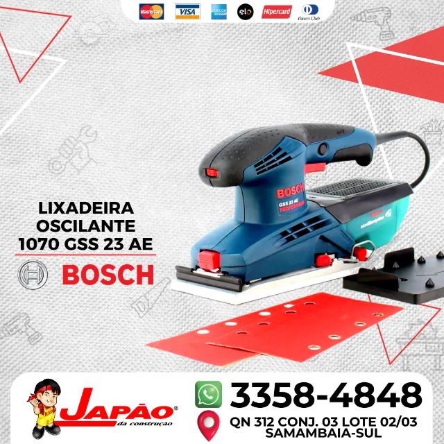Lixadeira Oscilante 190w GSS 23 AE - Bosch 220v