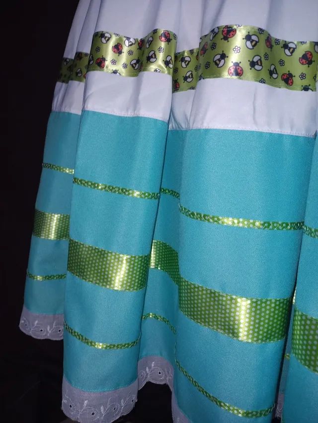 Saia criança erê umbanda candomblé roupa de santo - Foto 2