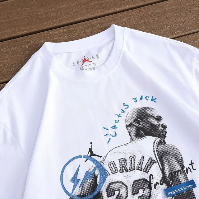 Camiseta Travis Scott x Jordan x Fragment - Roupas - Parque São