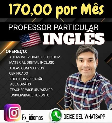 Aulas de ingles  +154 anúncios na OLX Brasil