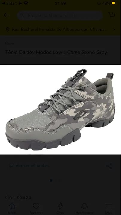 Tênis Oakley Modoc Low 2 Stone Grey - Foto 2