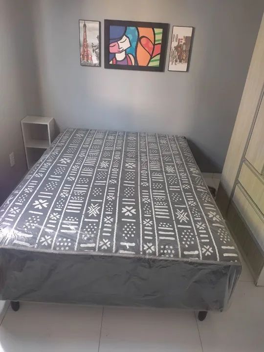 Cama box casal 