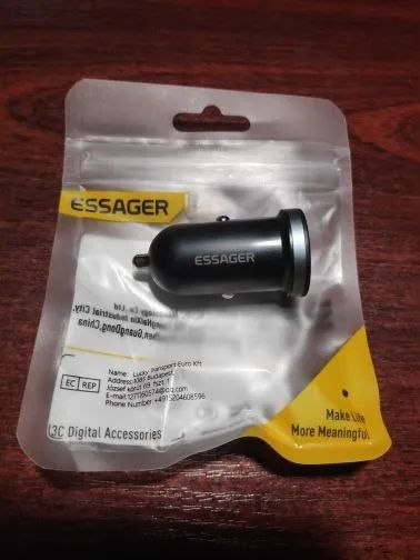 Carregador automotivo 30W ESSAGER - 2 Portas - Foto 4