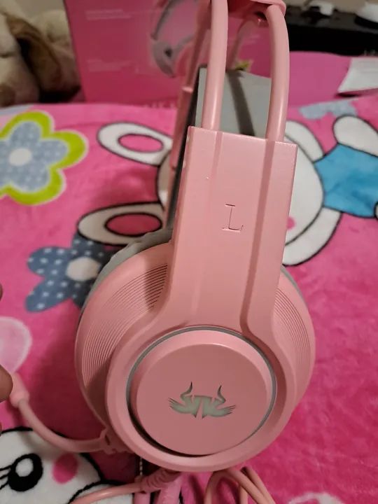 Headset Gamer Knup KP-GA04 - Rosa - Foto 6