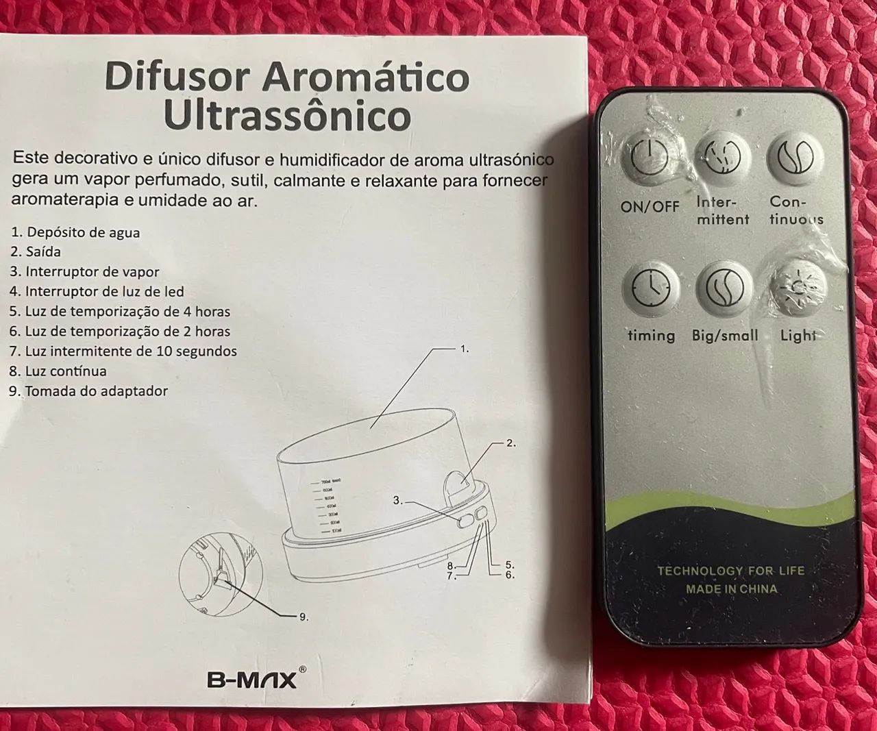 Difusor Aromático Ultrassônico B-Max - Foto 2